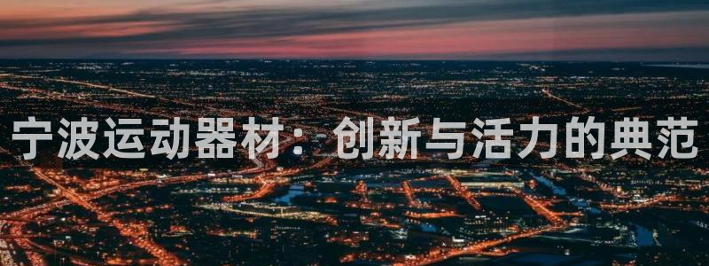 球王会体育官网下载是干嘛的公司：宁波运动器材：创新与活力的典